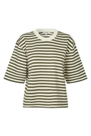 Emrys Striped Boxy T-Shirt | MbyM