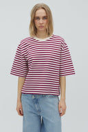 Emrys Striped Boxy T-Shirt | MbyM