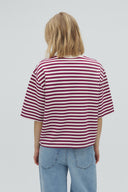 Emrys Striped Boxy T-Shirt | MbyM