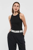 Jaxson Rib High-Neck Tank Top | MbyM