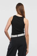 Jaxson Rib High-Neck Tank Top | MbyM