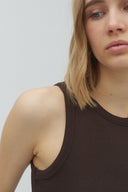 Jaxson Rib High-Neck Tank Top | MbyM