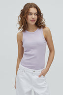 Jaxson Rib High-Neck Tank Top | MbyM