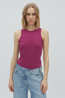 Jaxson Rib Boothals Tanktop | MbyM