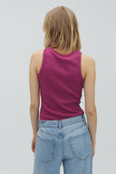 Jaxson Rib Boothals Tanktop | MbyM