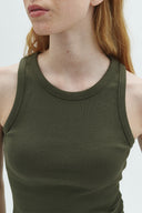 Jaxson Rib High-Neck Tank Top | MbyM