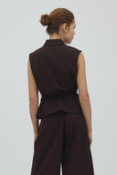 Evelora-mouwloos-wikkel-vest-gilet-java-MbyM-modelfoto-achteraanzicht-1