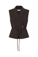 Evelora-mouwloos-wikkel-vest-gilet-java-MbyM-productfoto-vooraanzicht-1