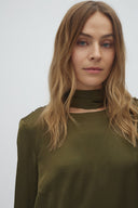 Rosaline Satin Blouse | MbyM