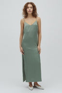 Leslee Satin Maxi Dress | MbyM