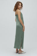 Leslee Satin Maxi Dress | MbyM