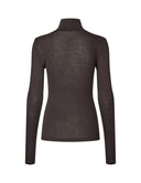 Ina Lange Mouwen Col Merino Wollen Top | MbyM