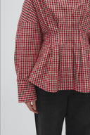 Isidor Geruite Gecentreerde Hemd Blouse | MbyM