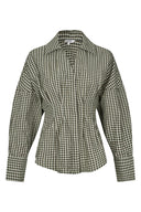 Isidor Geruite Gecentreerde Hemd Blouse | MbyM
