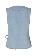 Cenaya Denim Jeans Gilet Top | MbyM