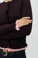 Anahera Ruffle Cardigan | MbyM