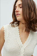 Maisa Knitted Sleeveless Cardigan | MbyM
