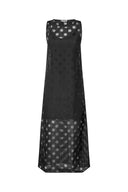 olivio-polka-dot-midi-jurk-mbym-black-productfoto-vooraanzicht-1
