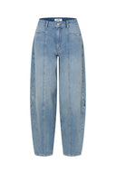 Almira Barrel Balloon Denim Jeans Pants
