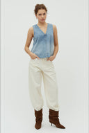 Menton Barrel Balloon Denim Jeans Pants
