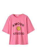 amour-studio-smiley-t-shirt-roze-sweet-like-you-productfoto-vooraanzicht-1