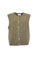 lien-mouwloze-cardigan-khaki-orla-antwerp-productfoto-vooraanzicht-1