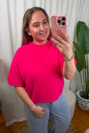 Aurora Korte Mouwen Gebreide Trui