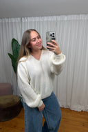 Eloise V-Hals Gebreide Trui