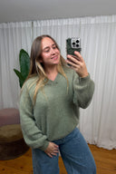 Eloise V-Hals Gebreide Trui