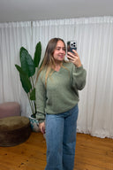 Eloise V-Hals Gebreide Trui