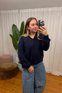 Eloise V-Hals Gebreide Trui