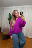 Eloise V-Hals Gebreide Trui