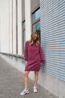 jackie-gebreide-mini-jurk-alpaca-bordeaux-orla-antwerp-productfoto-vooraanzicht-4