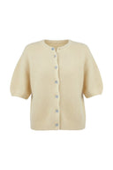 Short Sleeve Mohair Cardigan | Orla Antwerp