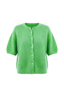 Short Sleeve Mohair Cardigan | Orla Antwerp