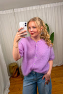 Short Sleeve Mohair Cardigan | Orla Antwerp