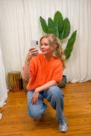 Short Sleeve Mohair Cardigan | Orla Antwerp