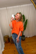 Short Sleeve Mohair Cardigan | Orla Antwerp