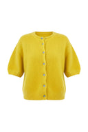 Short Sleeve Mohair Cardigan | Orla Antwerp