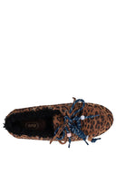 Mireille Luipaard Leren Teddy Loafers | Monshoe