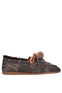 Gaya Camouflage Legerprint Leren Teddy Loafers | Monshoe