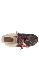 Nea Camouflage Legerprint Leren Instapper Open Loafers | Monshoe