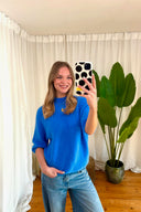 Agnes Short Sleeve Knitted Sweater