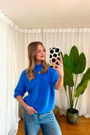 Agnes Short Sleeve Knitted Sweater