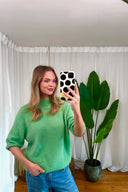 Agnes Short Sleeve Knitted Sweater