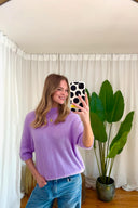 Agnes Short Sleeve Knitted Sweater