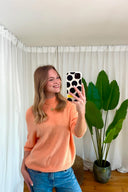 Agnes Short Sleeve Knitted Sweater