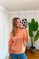 Agnes Short Sleeve Knitted Sweater