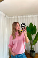 Agnes Short Sleeve Knitted Sweater