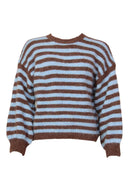 jennie-gestreepte-gebreide-trui-brown-sweet-like-you-productfoto-vooraanzicht-1